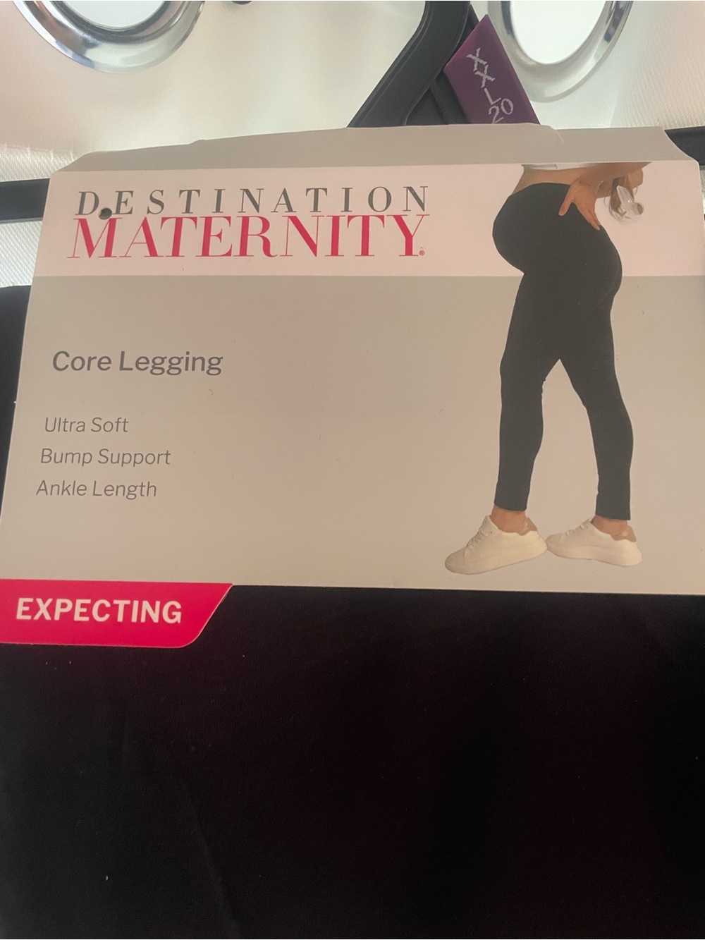 Destination Maternity Black Core Maternity Leggings